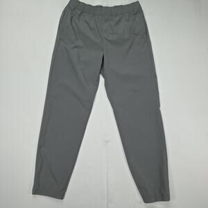 Soybu Mens Jogger Pants Medium Gray Tapered Stretch Comfort Athletic Athleisure